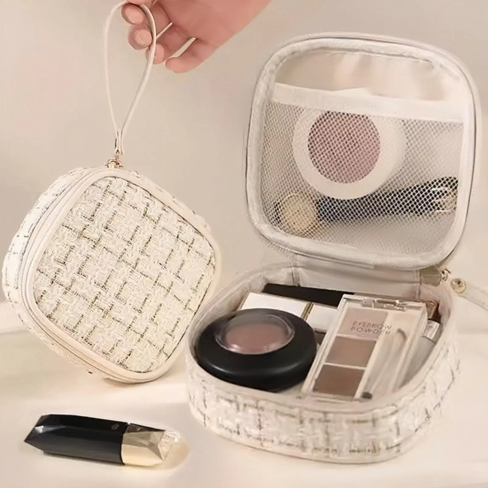 Portable Women's Mini Cosmetic Bags Girls Makeup Storage Organizer Small Make-up Bags