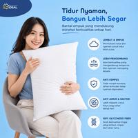 Gambar IDEAL Bantal Hotel Premium 45x60 Microfiber Nyaman Anti Kempes Ekonomis dari IDEAL Official Store Kota Tangerang 5 Tokopedia