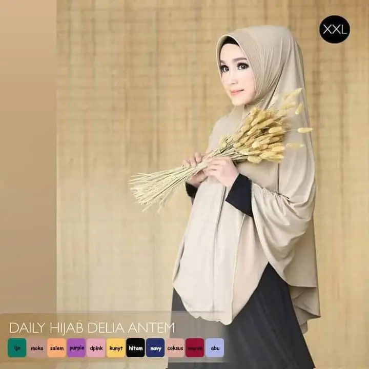 Kerudung Hijab Instant Nizam Bergo Jumbo (B) 4