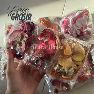 Acaca House Paket Usaha Bagcharm Orchid Isi 12pcs Warna Mix Cocok Untuk Dijual Kembali Lebih worth it Dari Ecer Realpic by Acaca House