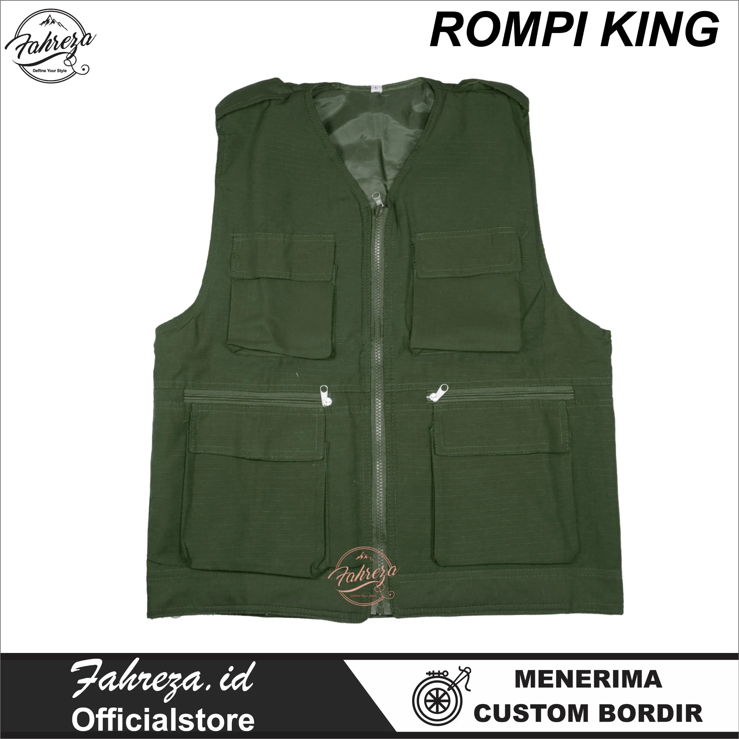 Rompi Tactical Rompi King Rompi Cargo Lapangan Pria