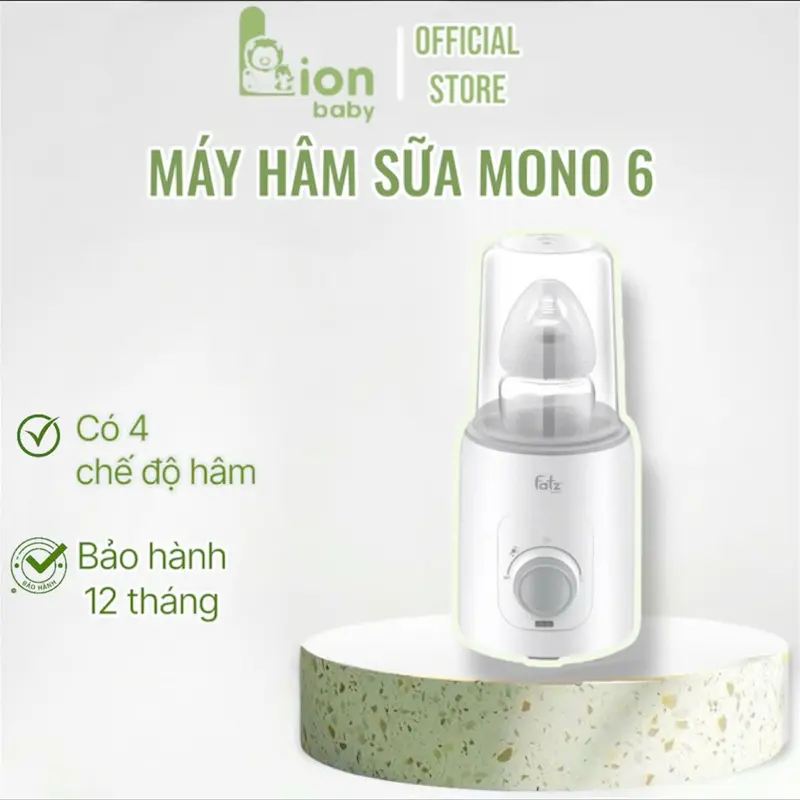 Máy hâm sữa và tiệt trùng FATZ BABY Mono 6 FB3001TN Trẻ sơ sinh