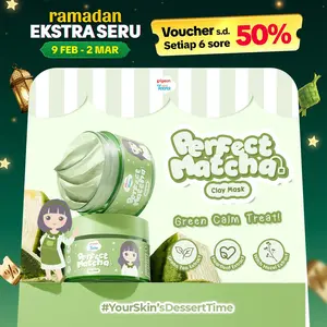 [RAMADAN SPECIAL] Pigeon Teens Perfect Matcha Clay Mask 60GR |Skincare Remaja | Green Power Anti-bacterial |Soft Creamy Texture & Non-Drying Formula |Acne Care & Oil Control