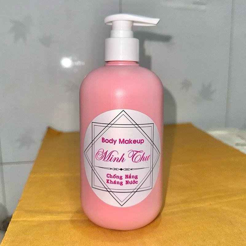  KEM MAKEUP BODY Minh Thư - 500gram Tặng 1 Đôi Vớ Ủ Kem  makeup đi tiệc hỗ trợ chống nắng kháng nước  