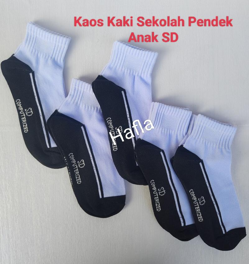 Product Introduction of (Pilih Warna)3 Pasang Kaos Kaki Sekolah Anak SD Putih Hitam Katun Tebal Halus Fashion 20