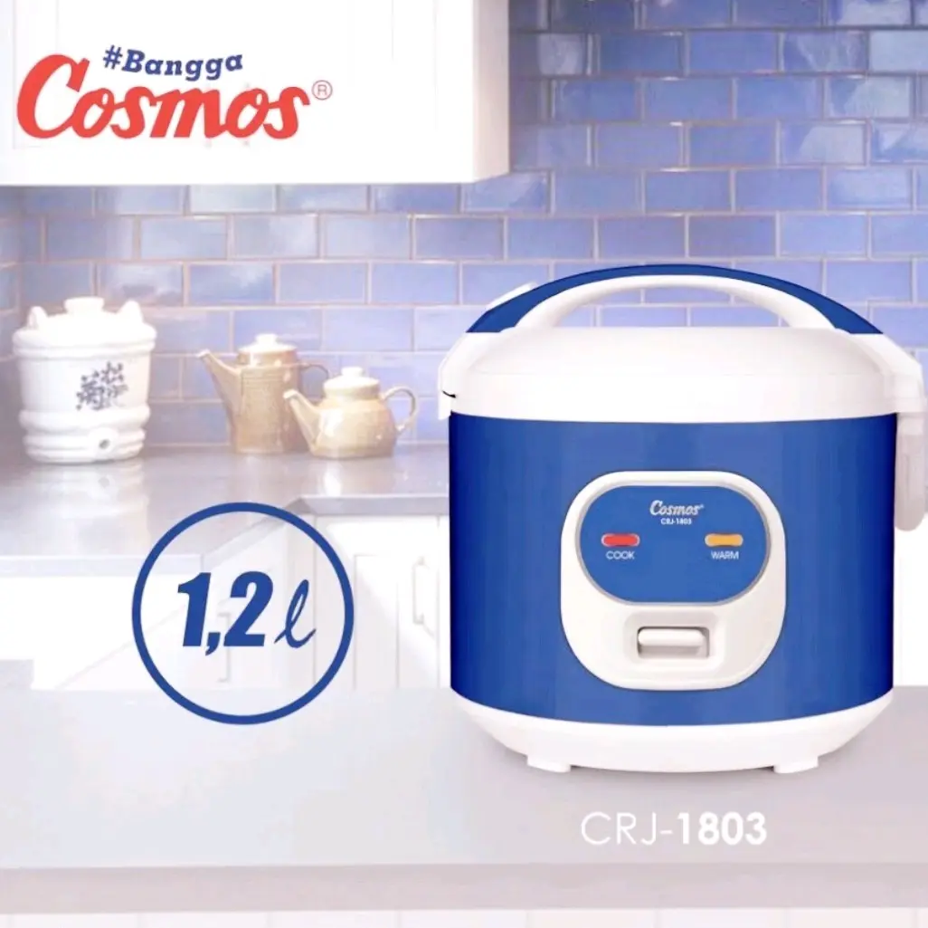 Magic com Cosmos CRJ-1803 untuk kapasitas 1,2 liter Cooker