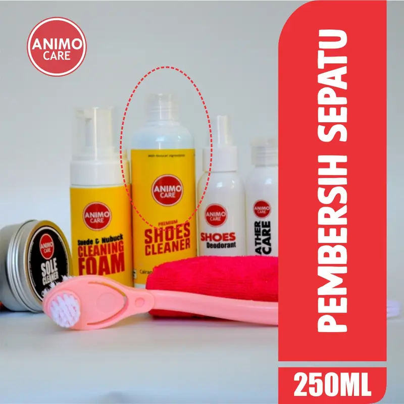 Animo Shoes Cleaner - Pembersih Sepatu 250ML Shoe Putih 1