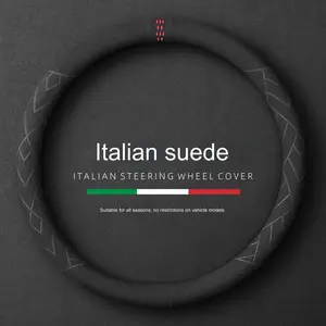 Sarung Stir Mobil Universal Bahan Suede Kualitas Premium Lembut Anti Slip Car Wheel