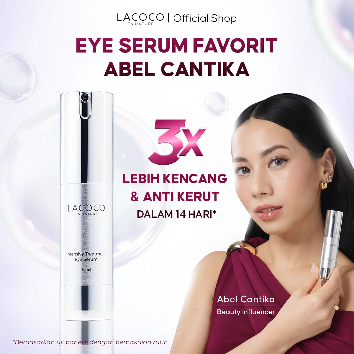 [BEST SELLING] Lacoco Intensive Treatment Eye Serum Mengurangi Garis Halus Kerutan, Eye Cream