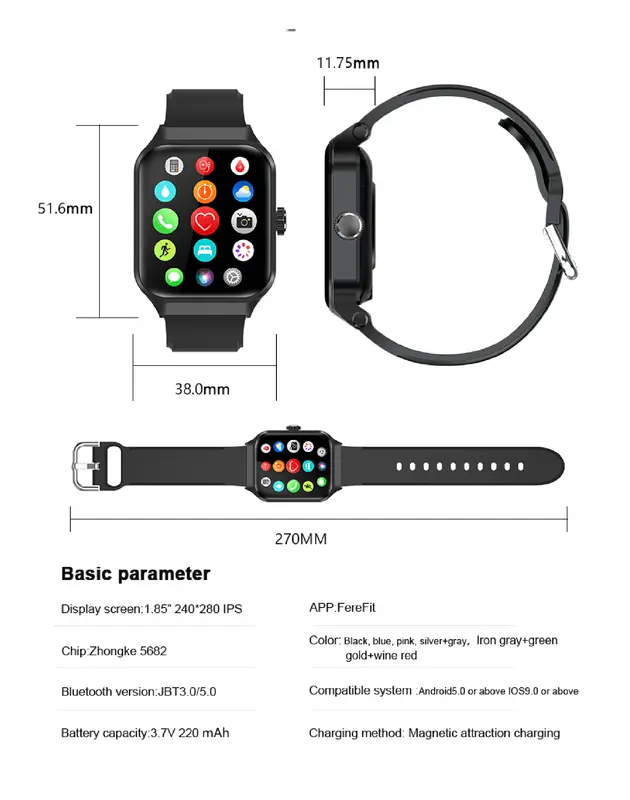 [ BONUS JAM TANGAN DIGITAL & KABEL DATA ] Smartwatch Running sport Aibro F6 Jam Tangan Pintar F6 Olahraga Sport Layar 1.85 Inch Full HD IPS IPX67 Water Resistance Bluetooth Call Rubber Sporty Wireless 5