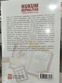 Gambar Hukum Kepailitan : Teori Kepailitan - Elyta R.G dari Penerbit Bumi Aksara Kab. Bekasi 2 Tokopedia
