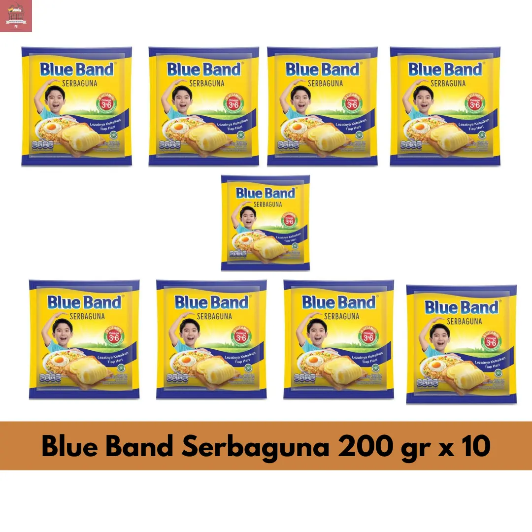 PROMO BLUEBAND 200 GRAM 10 PCS - blue band serba guna 200 gram isi 10