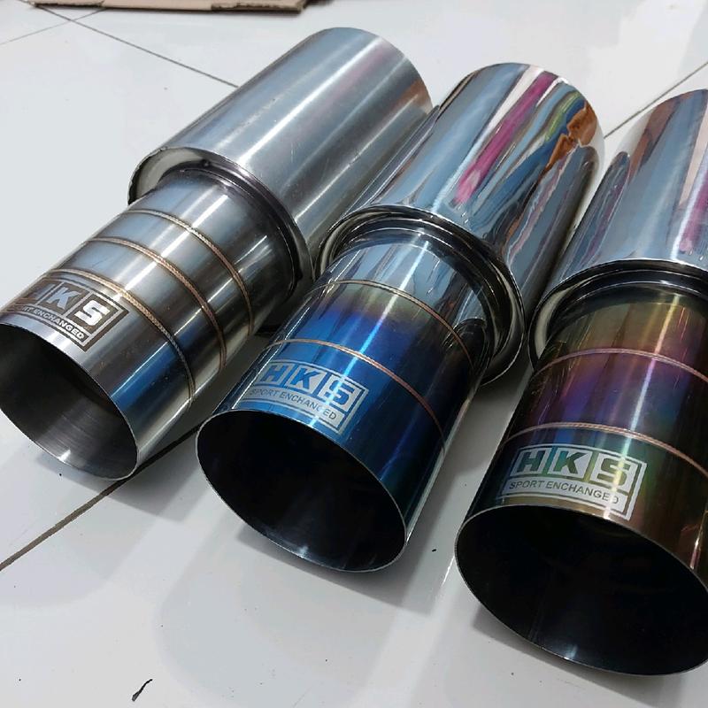 KNALPOT MOBIL HKS PLONG GAHAR KERING  2inc Cocok di Semua Mobil Bensin - Motorcycle Racing,AGYA,,CALYA,AVANZA,,XENIA,,JAZZ,,BRIO,,DAN DLL 0