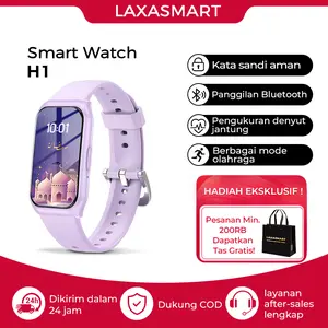 Bluetooth Smartwatch H1 Gelang pintar Smartband 1.45“  | Sleek Aluminum Alloy Case | Pro-Level Sleep Analysis | Emotional Wellbeing Assistant | Fungsi panggilan Telepon
