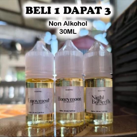Beli 1 dapat 3 Scentpro Liquid Parfume Non Alkohol Parfum Pemikat Pasangan Parfum Wanita pria Black Orange Perfume Badan Vanilla 0