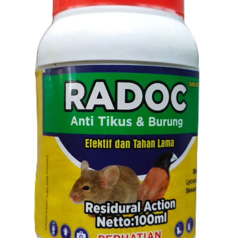 RADOC 100 ml Insektisida Pengusir Tikus, Burung pipit dan Serangga. Efektif dan tahan lama Tanaman Pembasmi 0