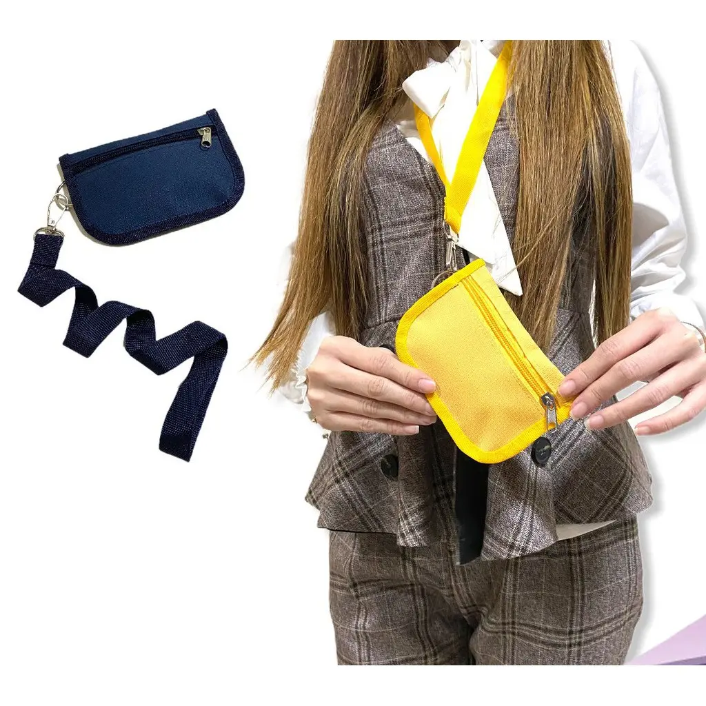 NAZRIL SAKO WALLET WANITA /DOMPET GANTUNG LEHER /DOMPET KALUNG Canvas Kartu