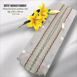 #KEBAYA BAHAN_ MAWAR RAMBAT KAIN ARABIAN VOIL   #Kebayabali #Anakebaya