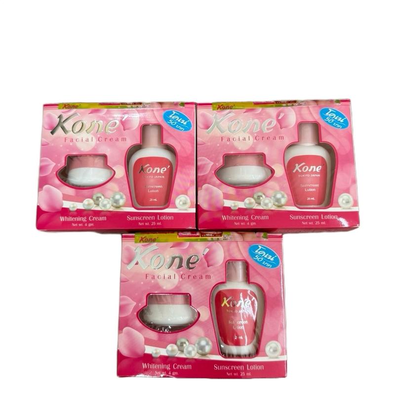 Combo 3 Bộ kem kone Thái Lan nhiều hột liti hàng chuẩn 100%