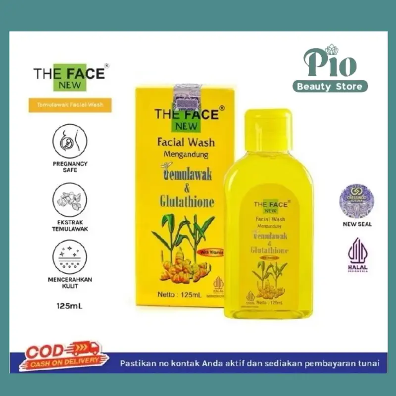 [PIOBEAUTY] ECER-The face temulawak bpom skincare mencerahkan glowing flek hitam Wajah Pencerah 4