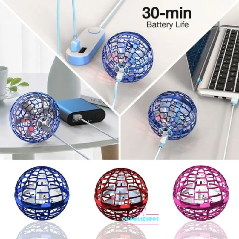 Flying Spinner / Mainan Spinner Terbang Mini Bentuk Ufo 6
