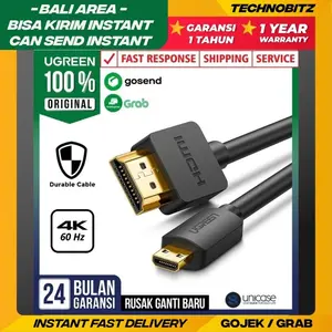 Kabel Micro HDMI to HDMI Cable Adapter Converter 3Meter 4K 60Hz Ugreen
