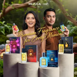 Mezuca Parfum EDP Premium 50mL Wangi Tahan Lama Unisex - Vanilla Rose, Aroma Segar & Elegan, BPOM Approved, Cocok untuk Pria dan Wanita