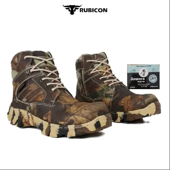 sepatu loreng arjuna ujung besi Shop Tokopedia