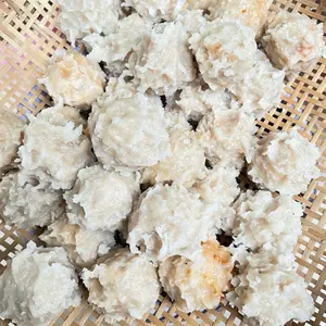 Bakso ikan isi mercon ikan pedas isi 4 biji include (bumbu, penyedap rasa, bawang goreng)