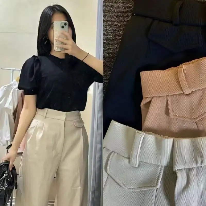 BUY 1 GET 2 CELANA ORO PANTS CELANA PANJANG WANITA LOOSE PANTS TROUSER SEMI WOOL CELANA SANTAI KEKINIAN KOREAN STYLE
