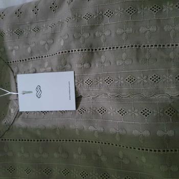 Product Review of MISTYVORI | Aziza Tunik Bordir Model Panjang Kancing Simple Muslim Wanita Atasan Dress Katun Variasi from M**n 0