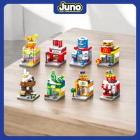 Gambar JUNO Mainan Bricks Blok DIY Seri Toko Burger Cafe Fast Food Mainan Edukasi Mainan Bricks 3D Puzzle bongkar - Coca-Cola dari Juno Toys_NEW Kota Surabaya 3 Tokopedia