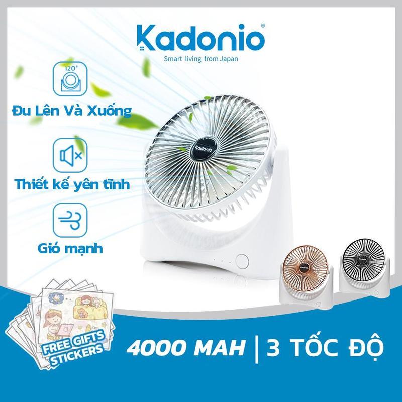 Quạt Cầm Tay, Kadonio, Quạt Mini, Có Thể Sạc Lại USB, Quạt Để Bàn, Cầm Tay, Có Thể Điều Chỉnh Tốc Độ, Có Thể Dùng Làm Nguồn Điện Di Động Phụ Kiện