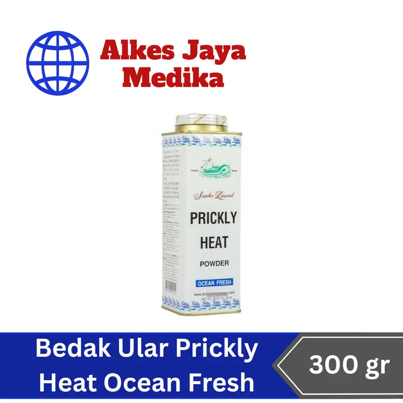 Bedak Ular Prickly Heat 300 gram - Ocean Fresh 0
