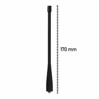 Pofung Antena SMA-F UHF/VHF 400-480MHz for UV5R UV-82 GT3 - Black 3