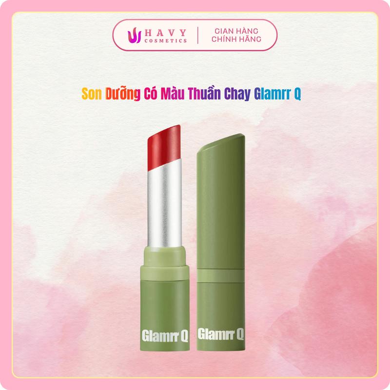  Son Dưỡng Có Màu Thuần Chay Glamrr Q Vegan Super Lip Balm  4.5g  Nữ Women Trang Điểm Mỹ Phẩm Son Môi Cosmetic 