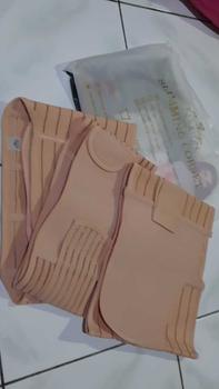 Product Review of sabuk pendukung kehamilan Korset Gurita 3IN1 Pasca Melahirkan Keraton - 1 SET, Bungkus 3PCS, Stagen Korset Pelangsing Perut Buncit, Sabuk Ibu Hamil Full Body Belt, Size L - BB 51-68 kg Wanita bersalin nude from D**r P**i M**y 0