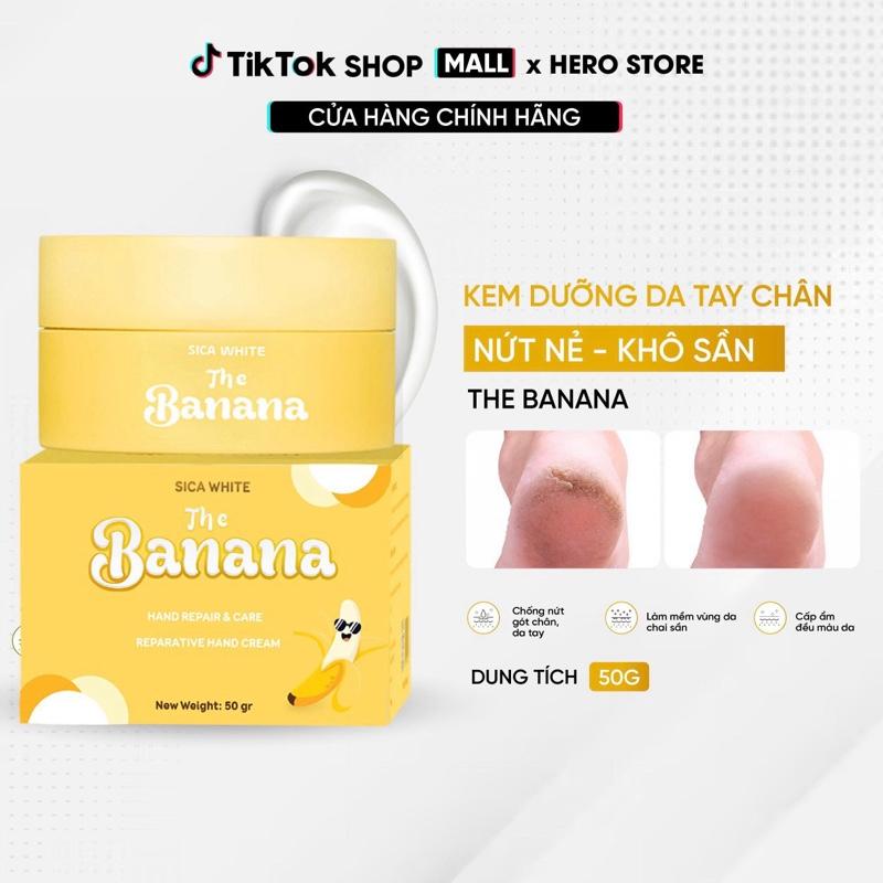   H53  - Kem Dưỡng Ẩm Da Gót Chân THE BANANA  50g  - Hỗ Trợ Mềm Mịn Dưỡng Ẩm Chuyên Sâu Cho Da Tay Chân Gót Chân Nhạy Cảm 