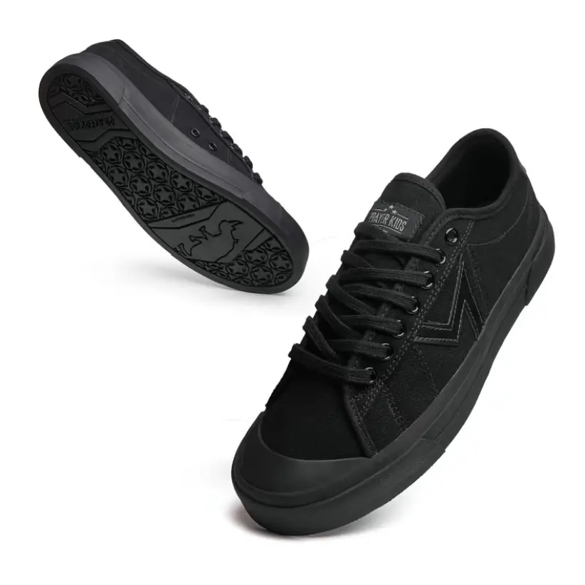 Prayer kids - Sepatu Vulcanize PRAYERKIDS Kecot 02 Ox - Sneakers Kanvas Anti Slip, Warna Allblack, Pria/Wanita Casual Karet Shoes  Sneakers Hitam Snekers Kerja Putih