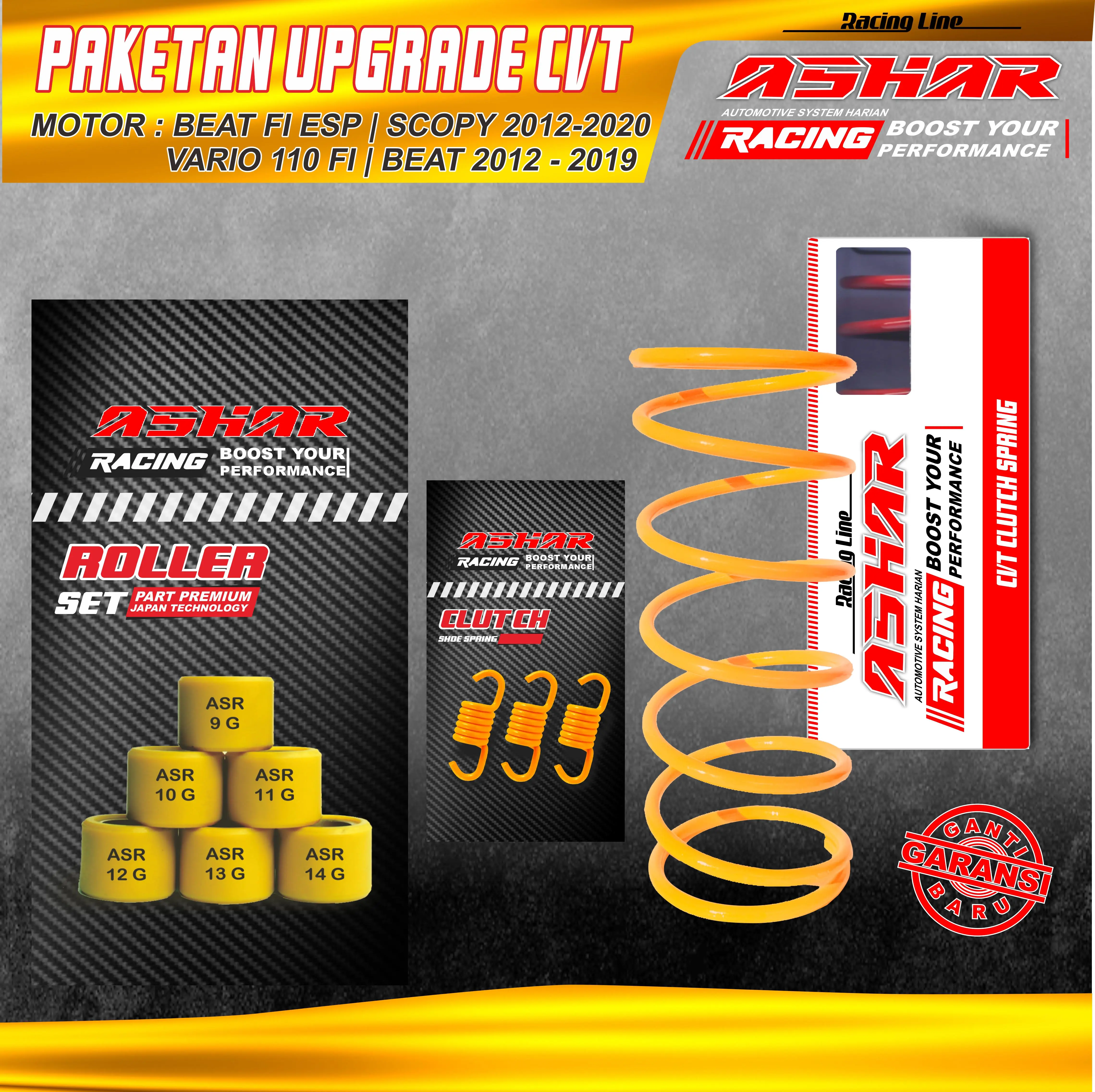 UPGRADE  BEAT FI ESP SCOOPY 2020 KEBAWAH VARIO 110 BEAT POP BEAT 2012-2019 per cvt