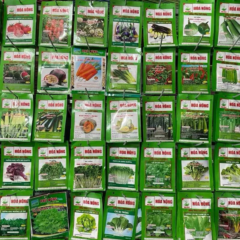 Hạt giống rau củ quả giá chỉ từ 10k, hạt nảy mầm sinh trưởng tốt