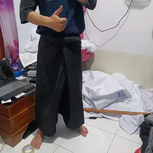 CELANA UBET hitam| CELANA SARUNG| CELANA GEMBORAN SARUNG drill