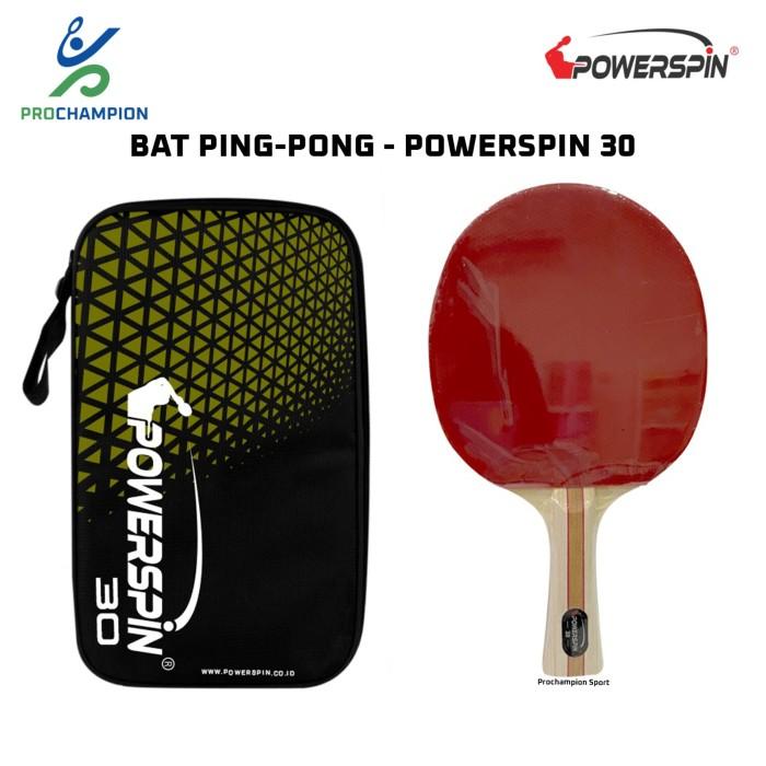 Gambar Bat Pingpong Tenis Meja Table Tennis Power Spin 30 plus Book Cover dari PROCHAMPION Kota Administrasi Jakarta Barat Tokopedia