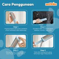 Gambar Zooomies Portable Pet Hair Remover – Alat Pembersih Bulu Hewan Portabel - Putih dari Zooomies Kota Administrasi Jakarta Timur 4 Tokopedia