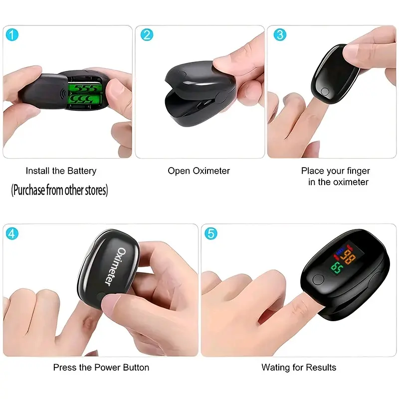 Oximeter Finger Pulse Digital SMH01 Otomatis Cepat Akurat untuk Dewasa dan Anak 6