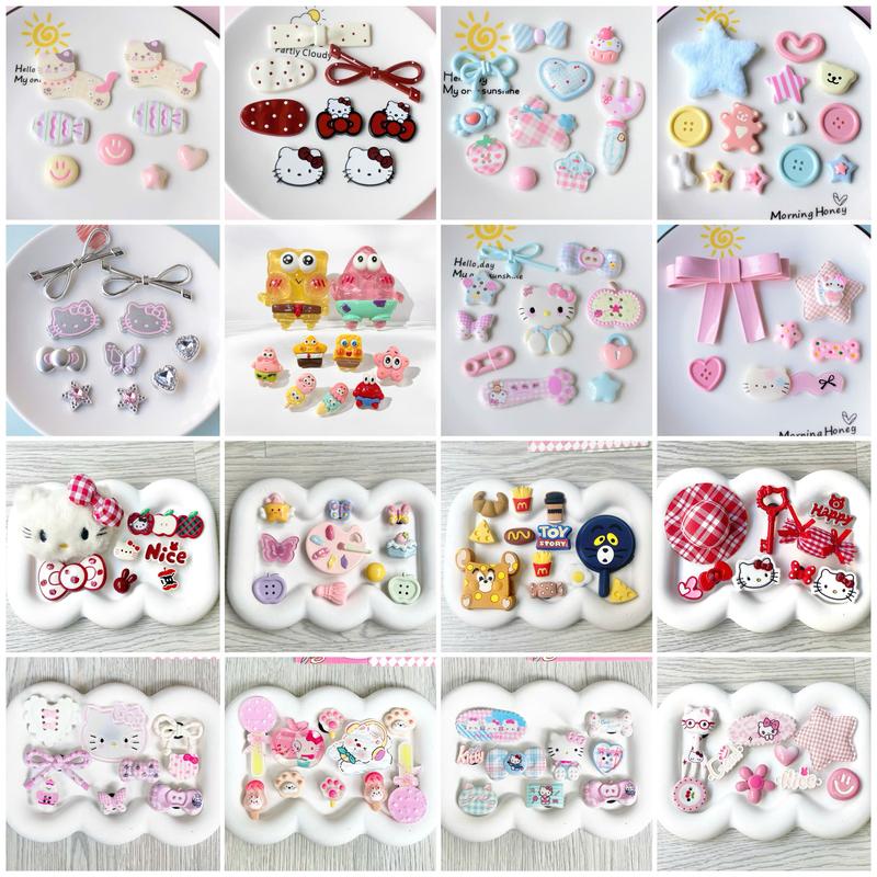 Charm Sticker Gắn Dép Hoạ Tiết Hoạt Hình Dễ Thương Nhiều Mẫu Phụ Kiện Trang Trí Dép