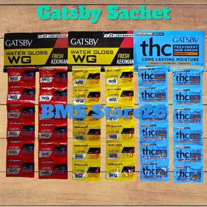 Gatsby Sachet - Gatsby Renceng - Gatsby Minyak Rambut - 1 Pack Isi 24 Pcs