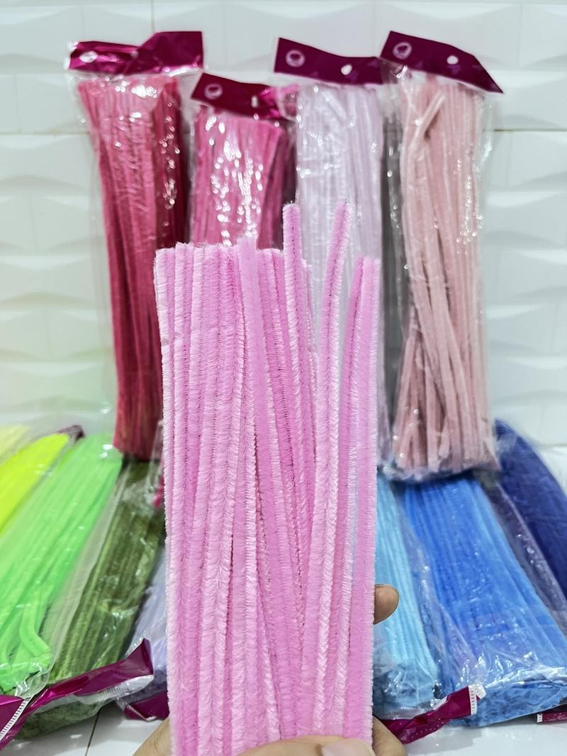 Product Introduction of BULU MERCY KAWAT BULU BUNGA warna warni 1pack isi 100 pcs Kerajinan art n craft panjang 30cm 17