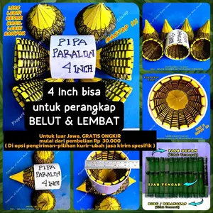 Ijab tengah untuk bubu PIPA PARALON 4" perangkap BELUT & LEMBAT / kawat ram (accesories perangkap belut traditional)