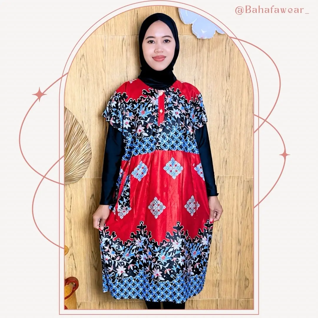 ( PROMO 90 RIBUAN DAPAT 3 ) CENTINI Daster Dress Panjang Wanita Dewasa Kekinian Bahan Rayon Lembut Nyaman Busui Friendly